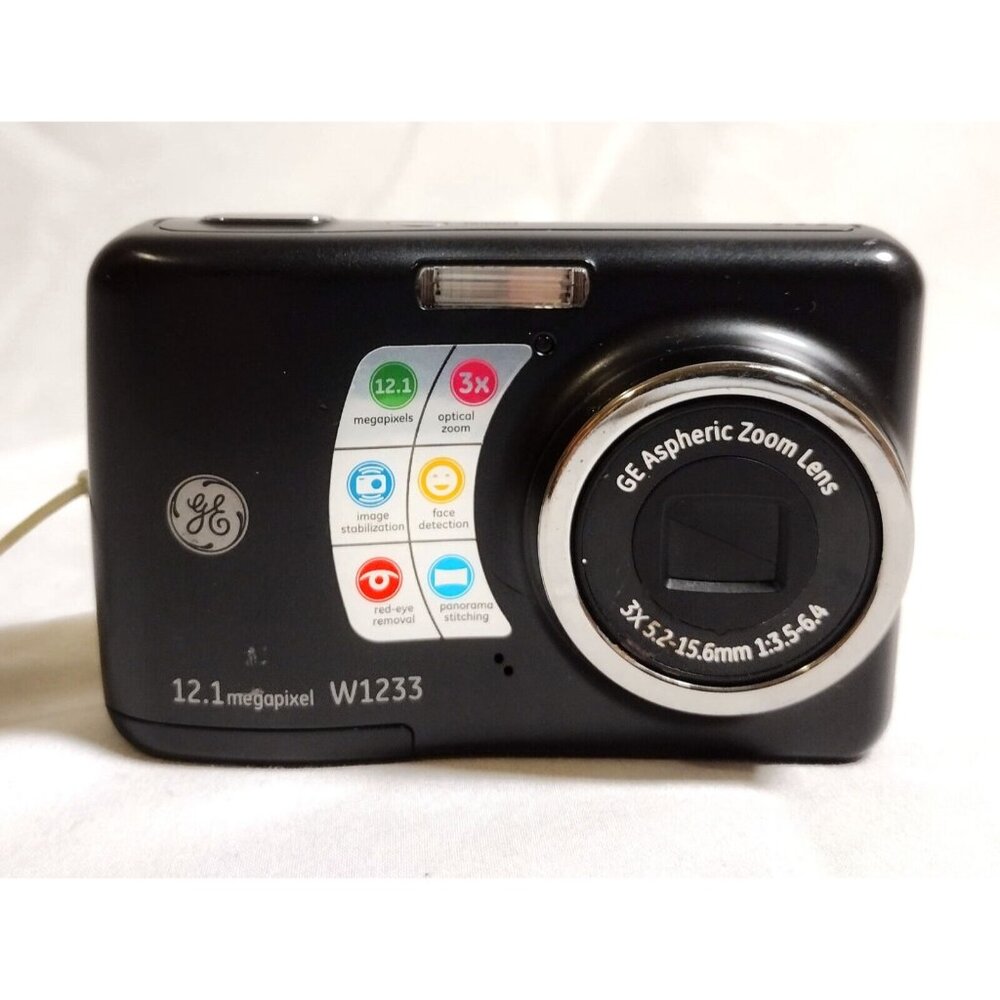📷 GE W1233 Digital Camera | 12.1MP | 3x Zoom